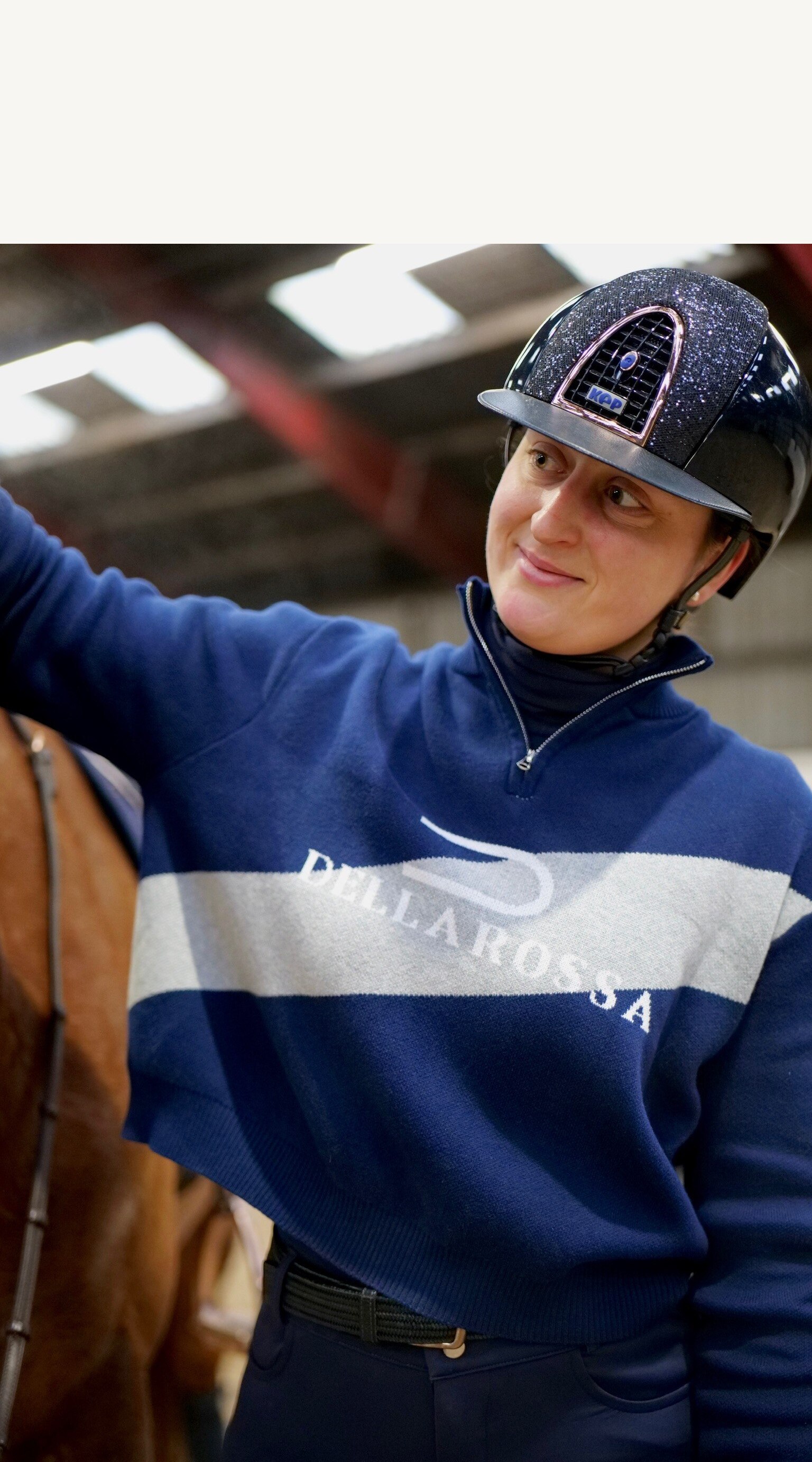 Lucía Galbis con Dellarossa for Riders